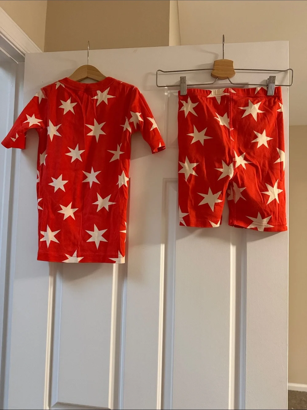 Hanna Andersson Red Star Short Pajama Set